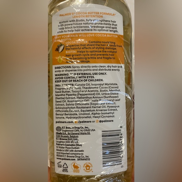 3- Pack of Palmer’s Hair&Scalp Oil.3- 5.1 oz bottles. Leave in hair oil. New! - Picture 7 of 8